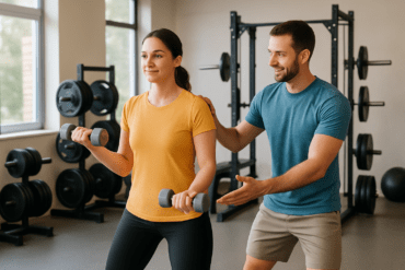 Veilige oefeningen voor beginners in de sportschool