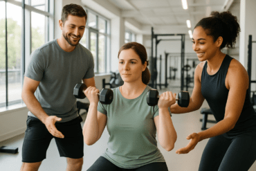 Veilige oefeningen voor beginners in de sportschool