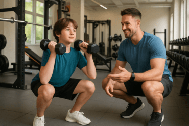 Veilige oefeningen voor beginners in de sportschool