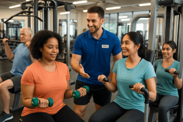 Veilige oefeningen voor beginners in de sportschool